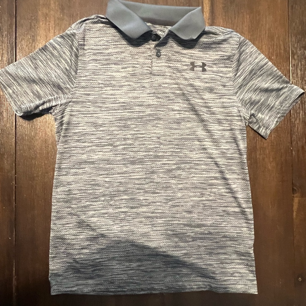 Under Armour Gray Polo Shirt